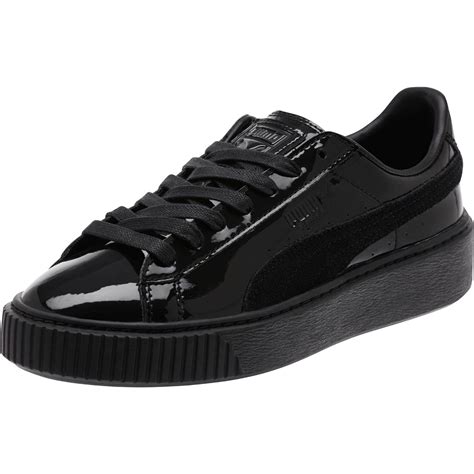 puma all black platform sneakers|puma platform sneakers for women.